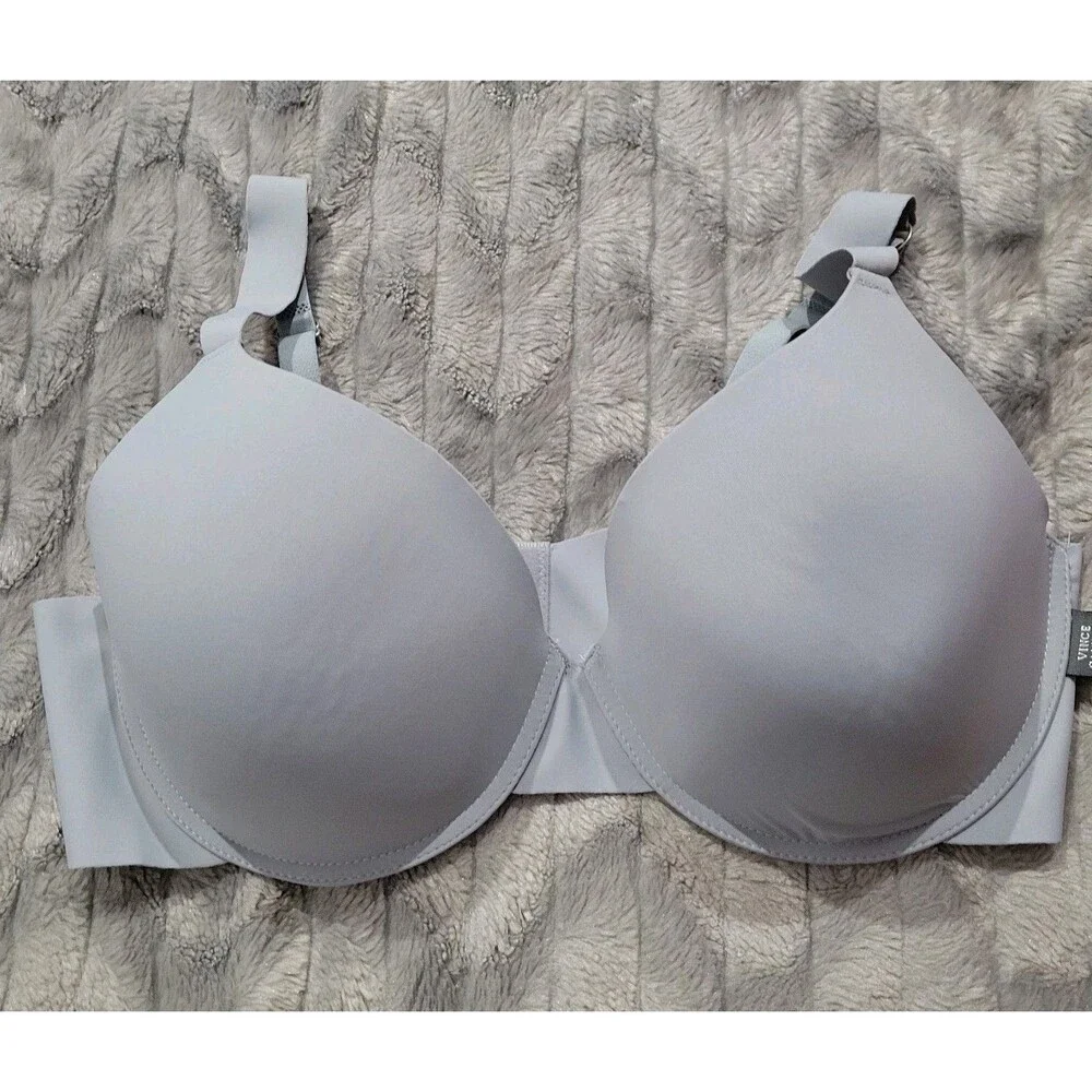 Vince Camuto 40C Gray Padded Bra With Underwire
